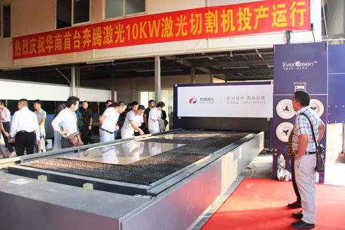 華南首臺萬瓦級激光切割機(jī)交付：鈑金加工價值倍增